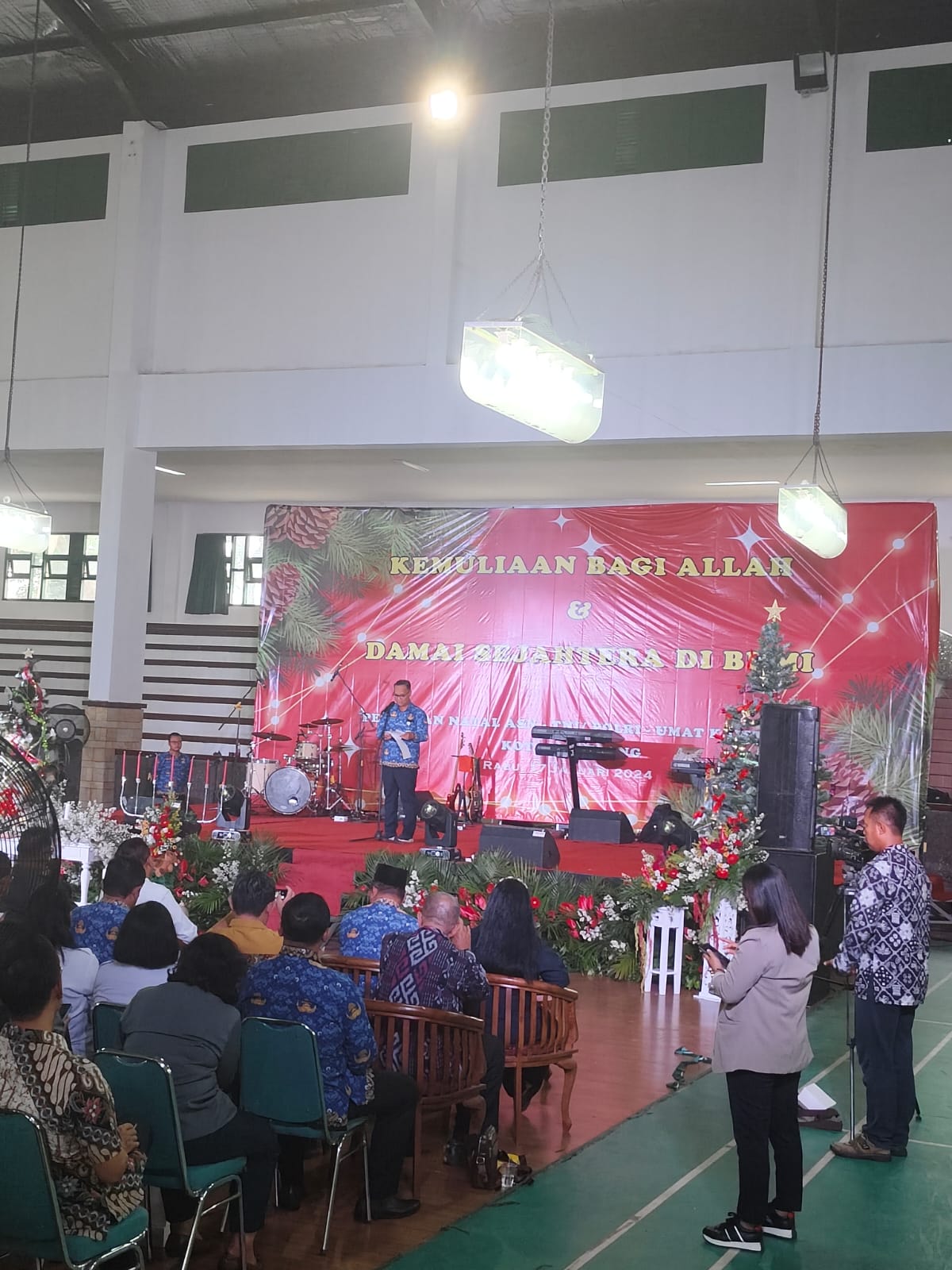 Perayaan Natal Bersama ratusan umat Kristiani, ASN TNI dan Polri