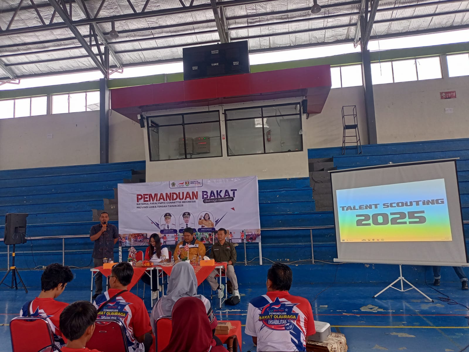 pemanduan bakat dari NPCI Jateng di Gor Samapta 