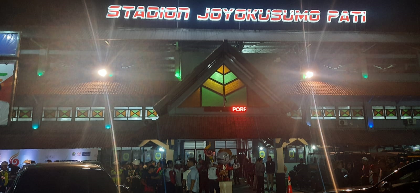 Pembukaan Porprov XVI Jawa Tengah di Stadion Joyokusuma Kabupaten Pati Jawa Tengah Tanggal 4 Agustus 2023