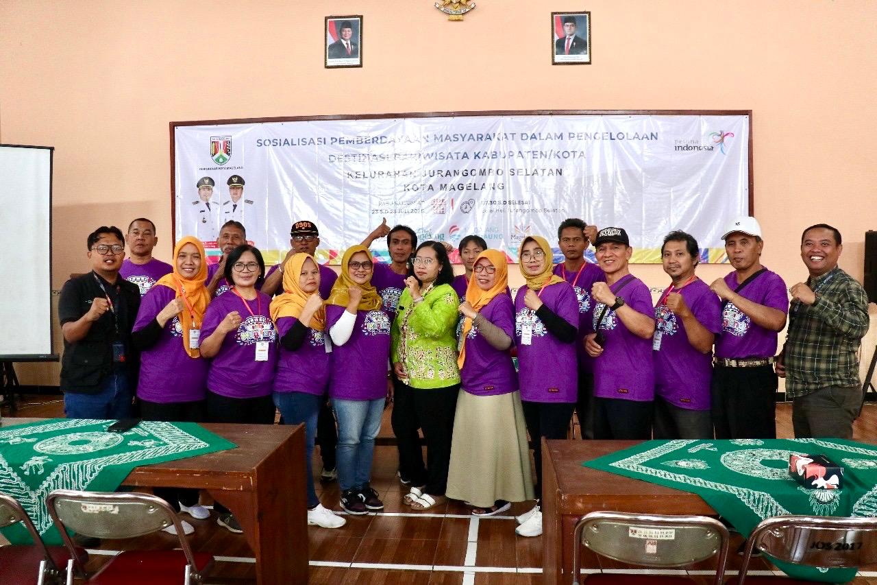 Sosialisasi Pemberdayaan Masyarakat Dalam Pengelolaan Destinasi Pariwisata Kabupaten / Kota Kelurahan Jurangombo Selatan Kota Magelang 