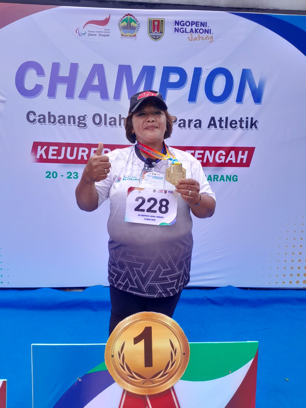 hasil Kejuaraan Disabilitas NPCI Tingkat Provinsi Jawa Tengah Tahun 2025